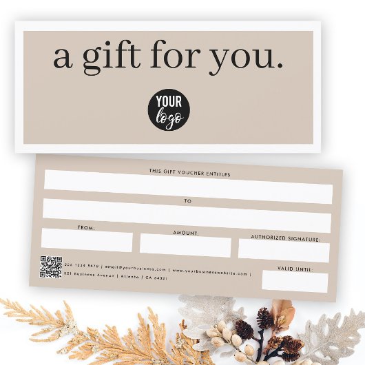 Gutschein für Firmenlogos