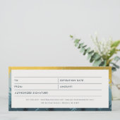 Gutschein für Geschenkgutscheine für den Goldenen  (Stehend Vorderseite)