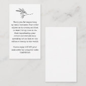 Gutschein für Kleinunternehmen Visitenkarte (Vorne/Hinten)