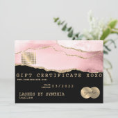 Gutschein für Kreditkarte Logo hinzufügen (Stehend Vorderseite)