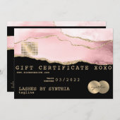 Gutschein für Kreditkarte Logo hinzufügen (Vorne/Hinten)