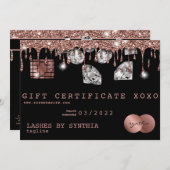 Gutschein für Kreditkarte Logo hinzufügen (Vorne/Hinten)