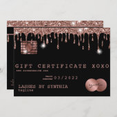 Gutschein für Kreditkarte Logo hinzufügen (Vorne/Hinten)