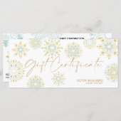 Gutschein für Weihnachts-Geschenkgutscheine hinzuf (Vorne/Hinten)