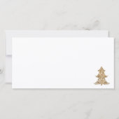 Gutschein für Weihnachtsbaumgeschenke Glitzer (Rückseite)