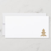 Gutschein für Weihnachtsbaumgeschenke Glitzer (Rückseite)