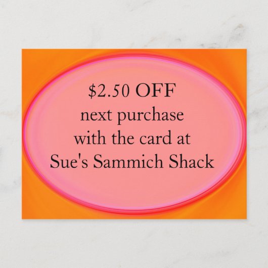 Gutschein Postkarte (Vorderseite)