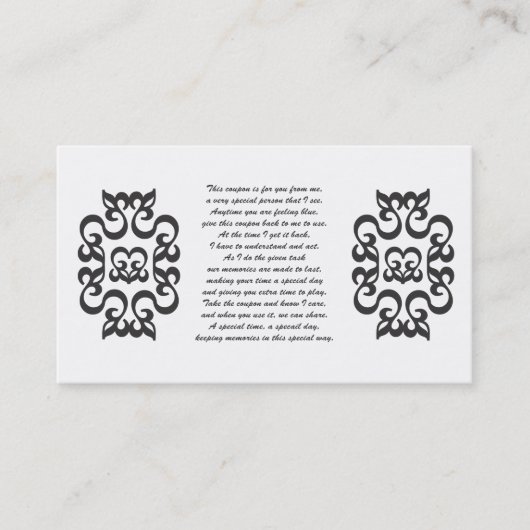 Gutscheine für Sie Rabattkarte (Vorderseite)