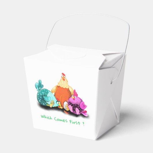 Gutscheine mit Hühnern, die zum Hatch Gewartet hab Geschenkschachtel (Vorderseite)