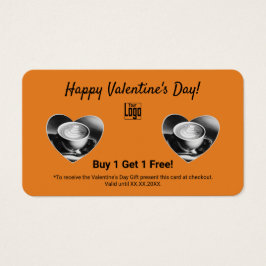 Gutscheinkarte für den guten Valentinstag