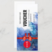 Gutscheinschein für Blaumarmor (Vorne/Hinten)