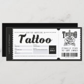 Gutscheinschein für Tattoo-Geschenkgutscheine (Vorne/Hinten)