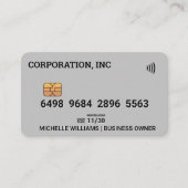 Gutschrift | Debitkarte | Finanziell Visitenkarte (Vorderseite)