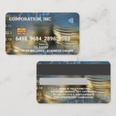 Gutschrift | Debitkarte | Währung | Bestandsaufzei Visitenkarte (Vorne/Hinten)