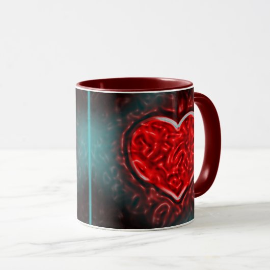 Gutsy Heart Tasse (VorderseiteRechts)