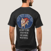 GUTSY MUTTS MEN'S BLACK T SHIRT (Rückseite)