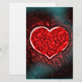 Gutsy Valentine Briefpapier (Vorne/Hinten)