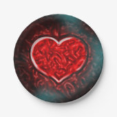 Gutsy Valentine Pappteller (Vorderseite)