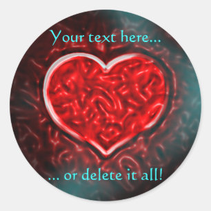 Gutsy Valentine Stickers