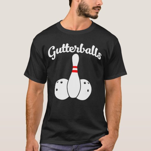 Gutter Balls Bowling Gutter Balls T-Shirt (Vorderseite)