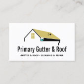 Gutter Dachreinigung und Reparatur Bau Visitenkarte (Vorderseite)