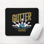 Gutter Gang Bowling Lustiger Bowler 1  Mousepad (Mit Mouse)