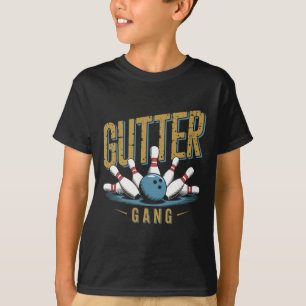 Gutter Gang Bowling Lustiger Bowler 1 T-Shirt