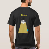 Gutter Gang Funny nannte Bowling Cool Simple T-Shirt (Rückseite)