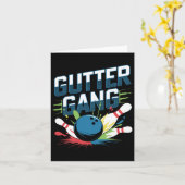 Gutter Gang Shirt Funny Bowling Shirts Gutter Bowl Karte (Gelbe Blume)