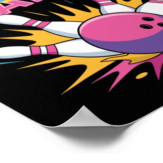 Gutter Gang Shirt Funny Bowling Shirts Gutter Bowl Poster (Ecke)