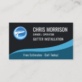 Gutter Installation Service  Visitenkarte (Vorderseite)