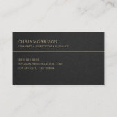 Gutter Maintenance Business Card Visitenkarte (Rückseite)