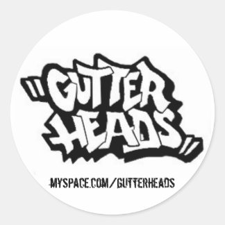 GUTTER, myspace.com/gutterheads - Aufkleber