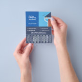 Gutter Reinigung blaues Abreißen der Streifen Flye Flyer (Gruppe)