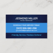 Gutter Reinigung Reparatur Installation Service Bu Visitenkarte (Rückseite)