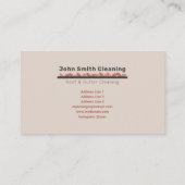 Gutter Reinigung Visitenkarte (Rückseite)