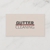 Gutter Reinigung Visitenkarte (Vorderseite)
