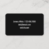 Gutter Roof Visitenkarte (Rückseite)