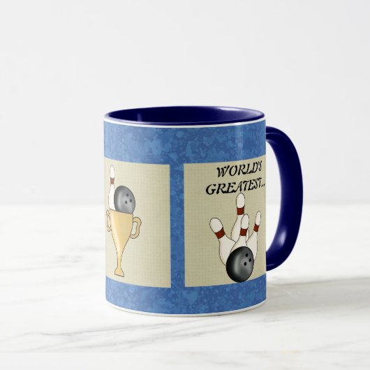 Gutterball Bowler-Tasse Tasse (VorderseiteRechts)