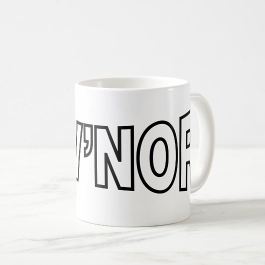 GUV'NOR KAFFEETASSE (VorderseiteRechts)