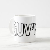 GUV'NOR KAFFEETASSE (Vorderseite Links)