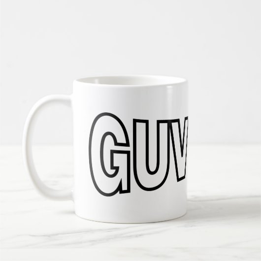 GUV'NOR KAFFEETASSE (Links)