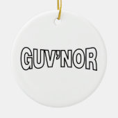 GUV'NOR KERAMIK ORNAMENT (Vorne)