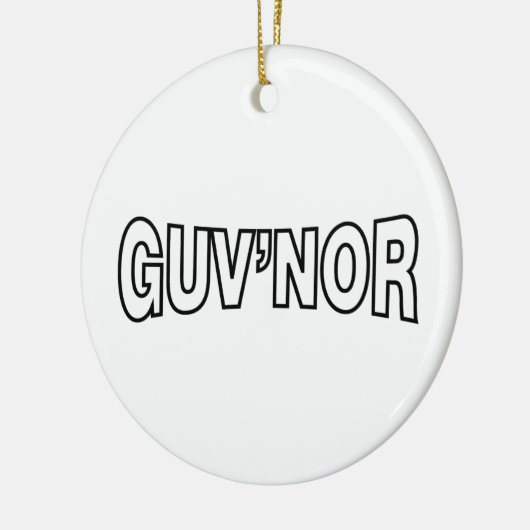 GUV'NOR KERAMIK ORNAMENT (Links)