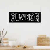 GUV'NOR POSTER (Küche)