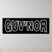 GUV'NOR POSTER (Vorne)