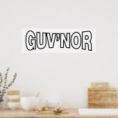 GUV'NOR POSTER (Küche)