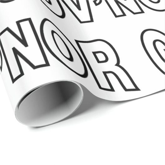 GUV'NOR WRAPPING PAPIER GESCHENKPAPIER (Rolleneckpunkt)