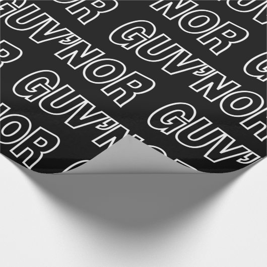 GUV'NOR WRAPPING PAPIER GESCHENKPAPIER (Ecke)