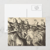 Guy Fawkes Postkarte (Vorne/Hinten)